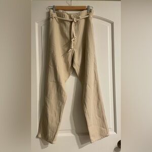 Prospective Flow KAZE Natural Herringbone Cream Cotton Men’s Pants